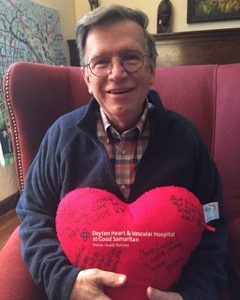 Tom with heart pillow 050216